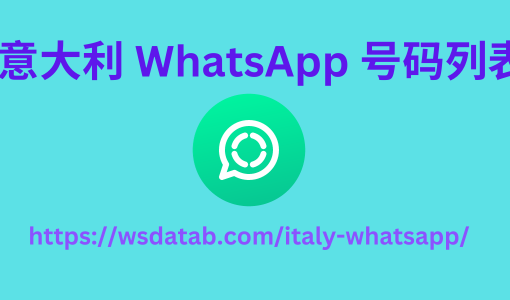 意大利 WhatsApp 号码列表